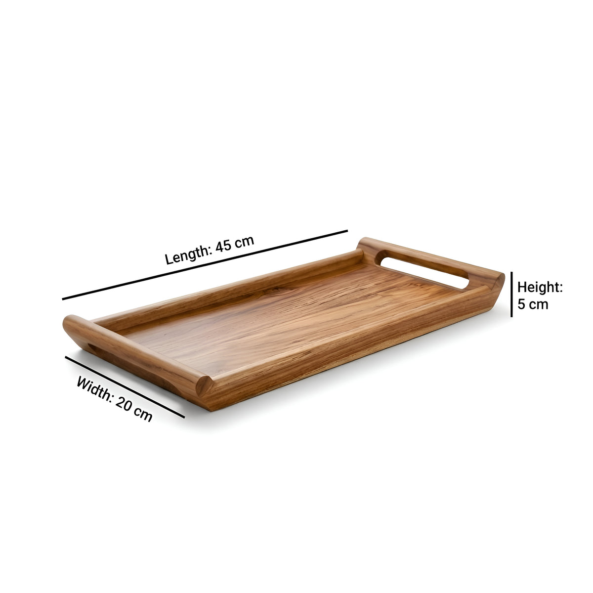 Teak Wood Serving Tray