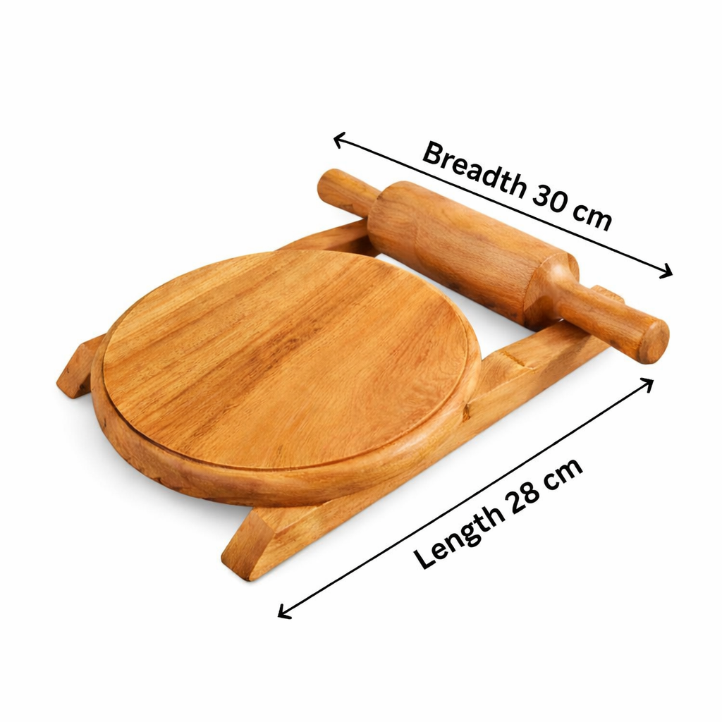 Neem Wood Chakla Belan Set